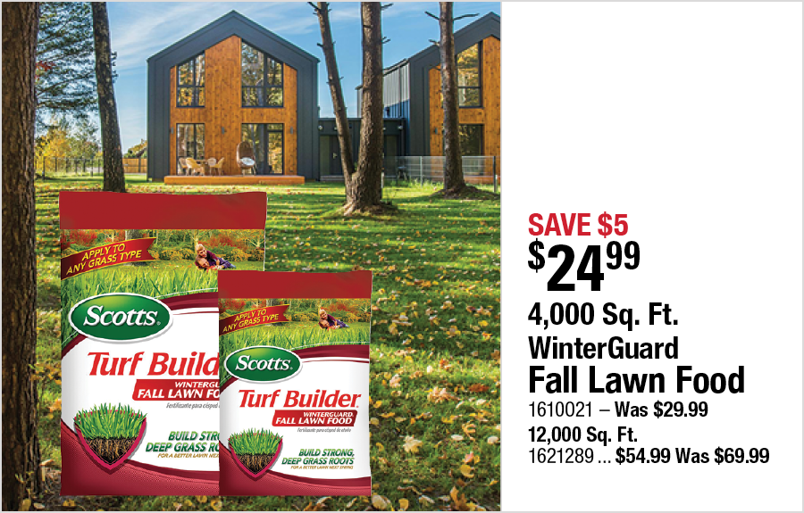 4,000 Sp. Ft. WinterGuard Fall Lawn Food